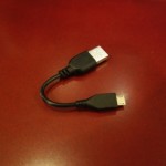 長さわずか10cmの充電専用マイクロUSBケーブルを買ってみた