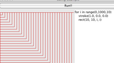 NodeJythoxにrect()とstroke()を実装しました