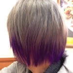 【派手髪】東京・下北沢の美容院で髪を紫とグレーに染めてもらった