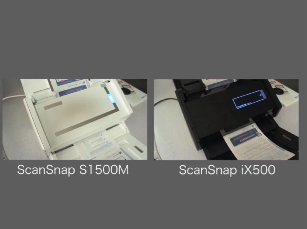 ScanSnap iX500とS1500Mのスキャンスピードを比較してみた
