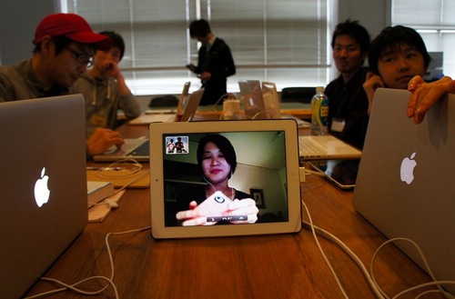 FaceTimeで初心者向けアプリ開発講座を中継してみた