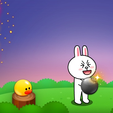 LINEバブル攻略のコツ。爆弾は根元を狙え！