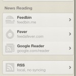 iPhoneのRSSリーダーアプリ Reeder でローカルRSSを登録してみた