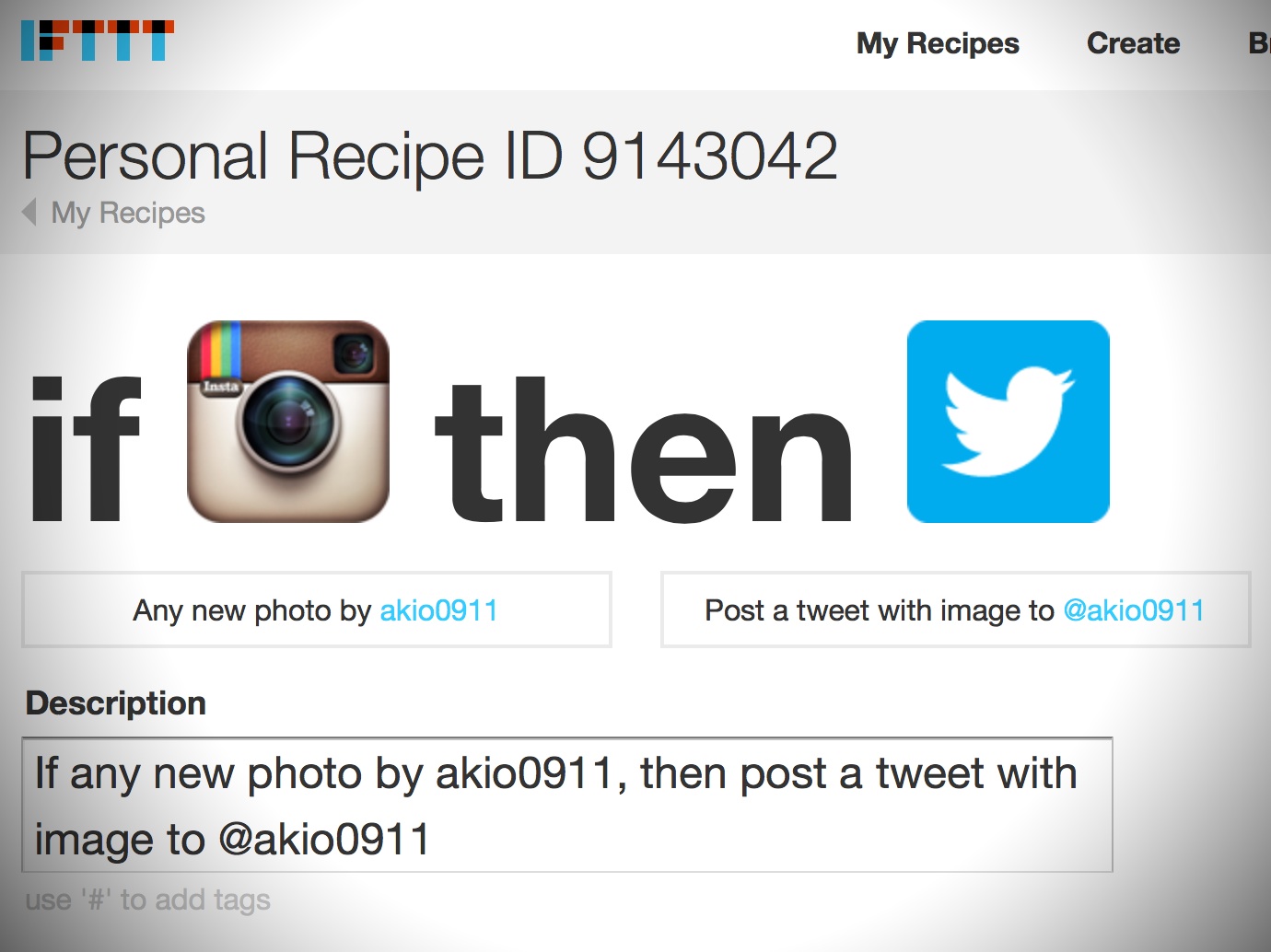Instagramの写真がTwitter公式アプリでサムネイル表示されるようにしてみた