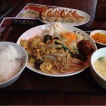 大阪王将 岩本町店で日替わりランチと餃子を食す！