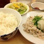 松屋でお好み豚しゃぶ定食を食す！気になるカロリーは？